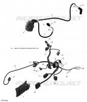 Câblage Moteur et Module Électronique   650 EFI pour Can-Am OUTLANDER X MR 650 de 2016