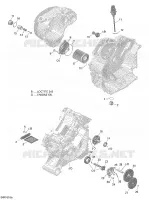 Lubrification du Moteur   650 EFI pour Can-Am OUTLANDER X MR 650 de 2016