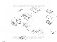 Boîte De Rangement Arrière   Tous les Modèles pour Can-Am OUTLANDER 570 de 2016