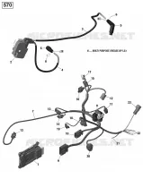 Câblage Moteur et Module Électronique   570 EFI (Outlander) pour Can-Am OUTLANDER 570 de 2016