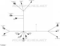 Câblage Électrique   Rear Harness pour Can-Am OUTLANDER 6X6 650 de 2016