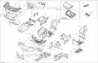 Carrosserie Et Accessoires, Vue Avant pour Can-Am OUTLANDER 6X6 650 de 2016