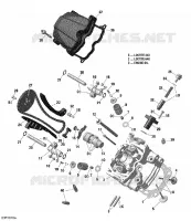 Culasse, Avant   650 EFI pour Can-Am OUTLANDER 6X6 650 de 2016
