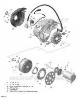 Magnéto et Démarreur Électrique   650 EFI pour Can-Am OUTLANDER 6X6 650 de 2016