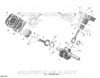Vilebrequin et Pistons   650 EFI pour Can-Am OUTLANDER 6X6 650 de 2016