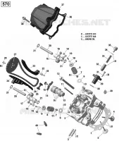 Culasse, Avant   570 EFI pour Can-Am OUTLANDER X MR 570 L de 2016