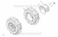 Entraînement   Roues Arrières pour Can-Am OUTLANDER X MR 570 L de 2016