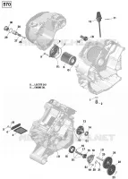 Lubrification du Moteur   570 EFI pour Can-Am OUTLANDER X MR 570 L de 2016