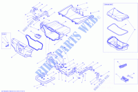 Boîte De Rangement Arrière _42T1515 pour Can-Am OUTLANDER MAX 650 de 2015