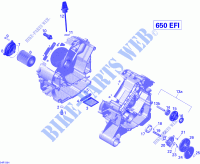 Lubrification Du Moteur _54R1504 pour Can-Am OUTLANDER MAX 650 de 2015