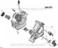 Lubrification Du Moteur _54R1504 pour Can-Am OUTLANDER MAX 650 de 2015