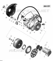 Magnéto Et Démarreur Électrique Outlander MAX_04R1504 pour Can-Am OUTLANDER MAX 650 de 2015