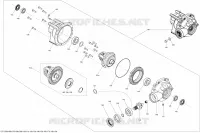 Système Entraînement Avant _Differential_12T1515b pour Can-Am OUTLANDER MAX 650 de 2015