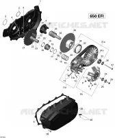 Transmission _19R1504 pour Can-Am OUTLANDER MAX 650 de 2015