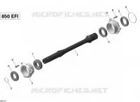 Arbre Entraînement _56R1517 pour Can-Am OUTLANDER 6X6 650 de 2015