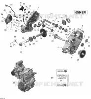 Boîte De Vitesses 1_45R1517a pour Can-Am OUTLANDER 6X6 650 de 2015