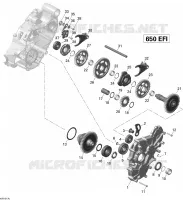 Boîte De Vitesses 2_45R1517b pour Can-Am OUTLANDER 6X6 650 de 2015