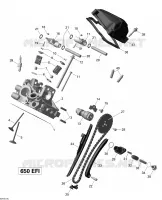 Culasse, Arrière _03R1517b pour Can-Am OUTLANDER 6X6 650 de 2015