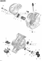 Lubrification Du Moteur _54R1517 pour Can-Am OUTLANDER 6X6 650 de 2015