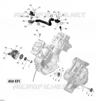 Refroidissement Moteur _27R1517 pour Can-Am OUTLANDER 6X6 650 de 2015