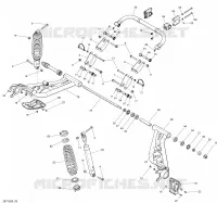 Suspension Arrière _26T1528 pour Can-Am OUTLANDER 6X6 650 de 2015