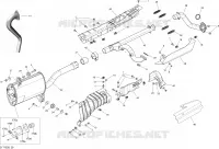 Système Échappement _21T1528 pour Can-Am OUTLANDER 6X6 650 de 2015