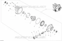 Système Entraînement Avant Differential_12T1528b pour Can-Am OUTLANDER 6X6 650 de 2015