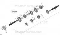 Boîte De Vitesses pour Can-Am DS 450 de 2014