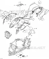 Carrosserie Et Accessoires 2 pour Can-Am DS 450 de 2014