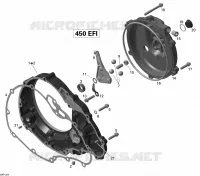Couvercle Embrayage pour Can-Am DS 450 de 2014