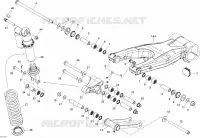 Suspension Arrière pour Can-Am DS 450 de 2014