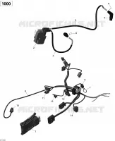 Câblage Moteur Et Module Électronique pour Can-Am OUTLANDER 1000 de 2014