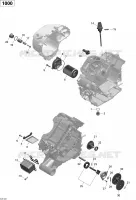 Lubrification Du Moteur pour Can-Am OUTLANDER 1000 de 2014