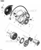 Magnéto Et Démarreur Électrique 2_650 Watts pour Can-Am OUTLANDER 1000 de 2014