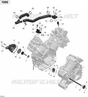 Refroidissement Moteur pour Can-Am OUTLANDER 1000 de 2014