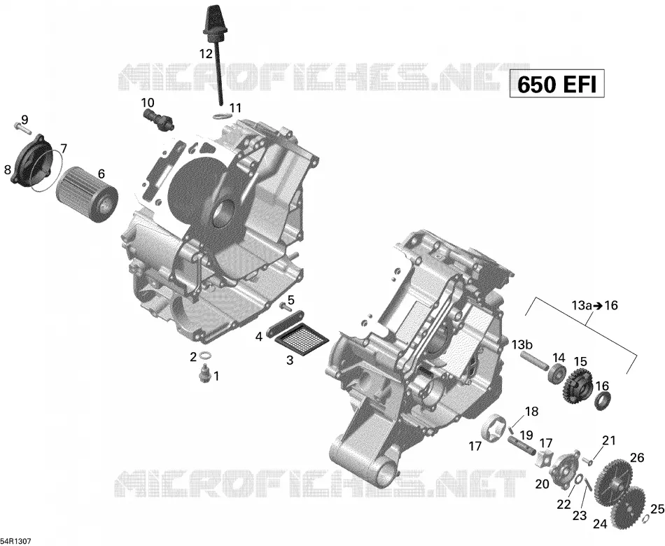 Lubrification Du Moteur Can-Am ATV OUTLANDER  X MR 650 2013 OUTLANDER  X MR 650  OUTLANDER  X MR 650