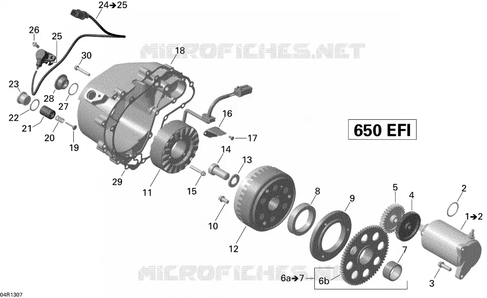 Magnéto Et Démarreur Électrique Outlander XMR Can-Am ATV OUTLANDER  X MR 650 2013 OUTLANDER  X MR 650  OUTLANDER  X MR 650
