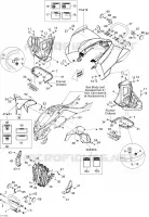 Carrosserie Et Accessoires 1 pour Can-Am DS 450 de 2012