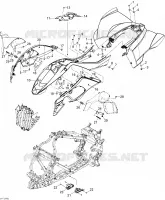 Carrosserie Et Accessoires 2 pour Can-Am DS 450 de 2012