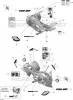 Décalques pour Can-Am DS 450 de 2012