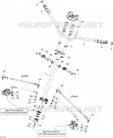 Direction pour Can-Am DS 450 de 2012