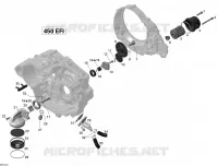 Lubrification Du Moteur pour Can-Am DS 450 de 2012