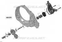 Refroidissement Moteur pour Can-Am DS 450 de 2012