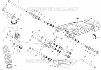 Suspension Arrière pour Can-Am DS 450 de 2012