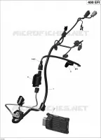 Câblage Moteur Et Module Électronique pour Can-Am OUTLANDER 400 de 2010