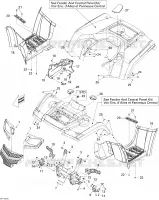 Carrosserie Et Accessoires 1 pour Can-Am OUTLANDER 400 de 2010