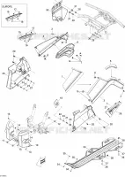 Carrosserie Et Accessoires 3 pour Can-Am OUTLANDER 400 de 2010