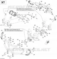 Carrosserie Et Accessoires XT pour Can-Am OUTLANDER 400 de 2010