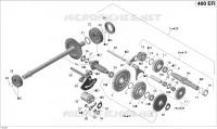 Changement De Rapports pour Can-Am OUTLANDER 400 de 2010