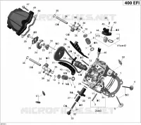Culasse pour Can-Am OUTLANDER 400 de 2010